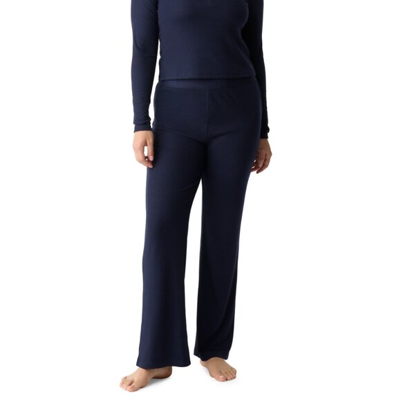 GAP Other - #1041 Gap GapBody Women's Ribbed High-Rise Pajama Pants - Navy Uniform